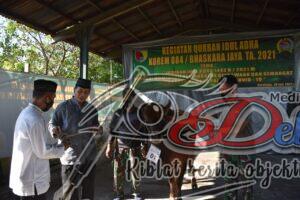 Korem 084/BJ Gelar Penyembelihan Hewan Qurban