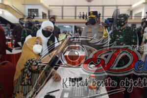 Sinergitas Forkopimda Jatim dan Forkopimda Surabaya Sukseskan Serbuan Vaksinasi