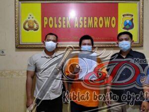 Gelapkan Uang Perusahaan, Pria Ini Rasakan Dinginnya Penjara Polsek Asemrowo