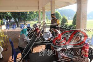 Dukung Percepatan Vaksinasi Nasional, Kapolres Ngawi Tinjau Gerai Vaksin Presisi