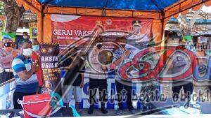 Polres Pamekasan Gelar Vaksinasi Mobile Presisi di Pasar Kolpajung