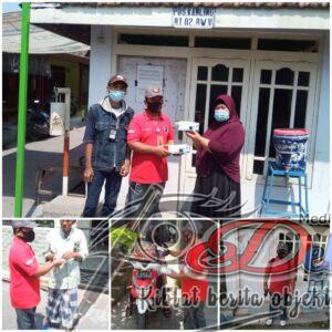 IKLJ Korwil Sidoarjo Giat Penyemprotan Di Sinfektan