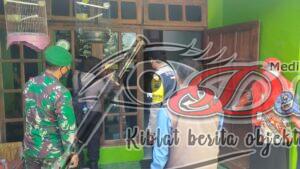 Polresta Banyuwangi dan Jajaran Giat Pemasangan Sticker Contact Person Tracer Covid-19