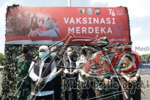 Percepat Herd Immunity, Forkopimda Jatim Cek Vaksinasi Merdeka di Kodam V Brawijaya