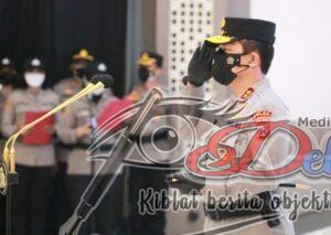 Kapolda Jatim Pimpin Sertijab Pejabat Utama dan Kapolres Dengan Prokes Ketat