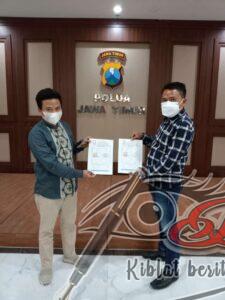 Baihaqi Bersama Kuasa Hukumnya Adukan Unit 1 Reskrim Polres Lamongan Ke Propam Polda Jatim
