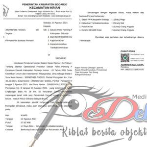 Terkait Eksekusi Lapak Warung Kemerakan Krian, Ketua DPRD Sidoarjo Katakan Ini