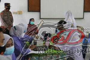 Kapolres Ngawi Cek Pelaksanaan Vaksin Merdeka Semeru Goes To Campus