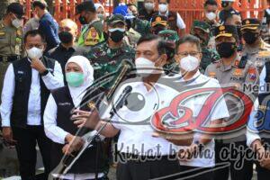 Forkopimda Dampingi Menko Marves dan Menkes Lakukan Pengecekan Penanganan Covid di Jatim