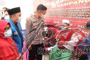 Gebyar Vaksinasi PMII Dan Polda Jatim Di Kabupaten Sampang Targetkan 1500 Santri