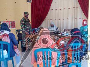 Peran Aktif Babinsa Kawal Posyandu Dan Sosialisasikan Prokes