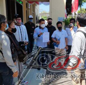 Laporkan Balik Fery, Baihaqi Akbar Sekjen LSM LARM-GAK Datangi Polda Jatim
