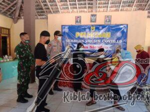 Jalin Sinergitas, Babinsa Koramil 12/Gesi Gelar Monitoring Vaksinasi Massal