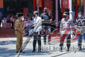 Forkopimda Jatim Dampingi Presiden Cek Vaksinasi di Ponorogo