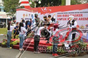 Panglima TNI, Kapolri dan BNPB Luncurkan Gerakan Mobil Masker di Malang