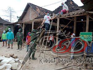 Pra TMMD Reg ke 112 Kodim 0726/SUkoharjo Mulai Kerjakan Sasaran Fisik Rehab RTLH Di Desa Majasto