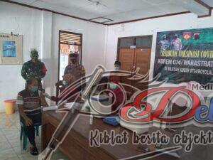 Kompak Tiga Pilar Karanggede Kawal Vaksinasi