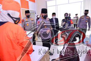 Tinjau Vaksinasi se-Jawa Barat, Kapolri Resmikan Gedung Baru Ponpes Assalam