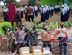 Relawan Di Nganjuk Hadiri Kunjungan Plt. Bupati Di Sekolah SLTPN 2