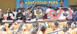 Operasi Tumpas Narkoba Semeru 2021, Polresta Sidoarjo Ringkus 89 Tersangka