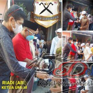 Ketua Umum Aceh Serumpun Dan RD 75 Santuni Anak Yatim Di Kediaman Ketum MAPAN