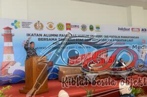 TNI AL Seskoal Bersama Ikatan Alumni FH Universitas Gelar Vaksinasi Di Unpar Bandung