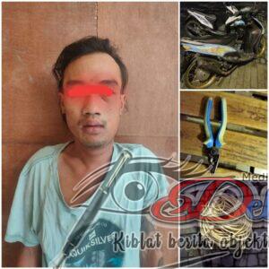 Curi Kabel, Pemuda Surabaya Mendekam Di Jeruji Polsek Kenjeran