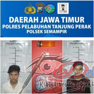 Konsumsi Sabu-sabu, Dua Pemuda Diringkus Polsek Semampir