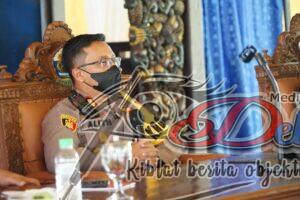 Pasca Evaluasi Vaksin Bersama Forkopimda, AKBP Alith : Kami Akan Fokus Vaksinasi di Desa-Desa