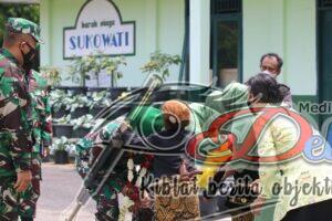 Danrem 074/Wrt Kunjungi Kodim Sragen, Puji Pencapaian Vaksinasi