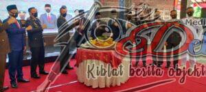 Upacara Virtual Dan Tasyakuran HUT TNI Ke 76 Puslatsus Hadir Di Pendopo Kab. Pasuruan