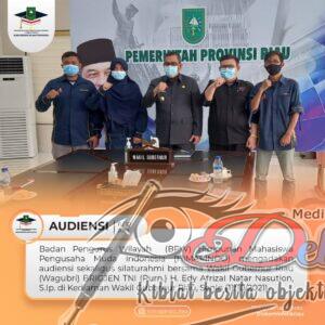 BPW HIMAPINDO Riau Audiensi Dengan Wakil Gubernur Riau