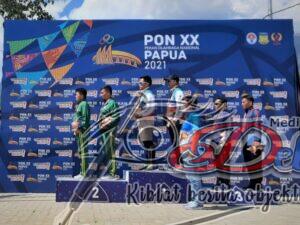Prajurit Yonkomlek 2 Marinir Pasmar 2 Sumbang Medali Perak Cabor Menembak PON XX Papua 2021
