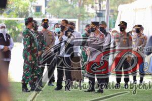 Panglima TNI dan Kapolri Berikan Apresiasi Forkompimda dalam Penanganan Covid di Jatim