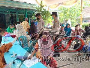 Sukseskan Program Pemerintah, Polsek Kedunggalar Kawal Vaksinasi Bagi Lansia