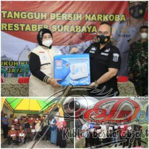 Perangi Narkoba Polrestabes Surabaya Wujudkan Kampung Tangguh Bersih Narkoba