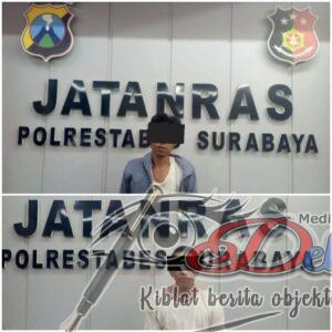 Terekam Cctv, Dua Tersangka Curanmor Diringkus Jatanras Polrestabes Surabaya