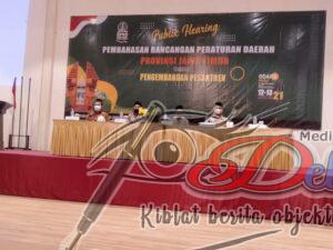 Anggota Pansus Pengembangan Pesantren, Gelar Public Hearing Bersama Tokoh Ulama dan Kiyai Di  Madura