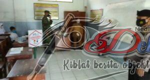 Babinsa Sambangi Sekolah, Ajak Siswa SDN I Karanggeneng Patuhi Prokes