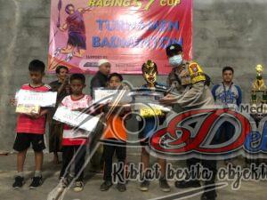 Cegah Kecanduan Game Online, Bhabinkamtibmas Bripda Anafis Gelar Turnamen Badminton