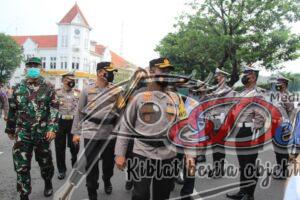 Kapolrestabes Surabaya Bersama Kapolres Tanjung Perak Pimpin Apel Gelar Pasukan Operasi Zebra Semeru 2021