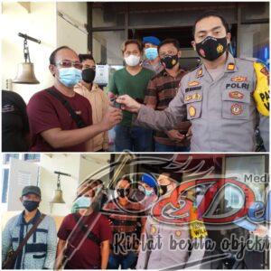 Amankan Pelaku Penggelapan, Polisi Juga Kembalikan Mobil BB Ke Pemilik