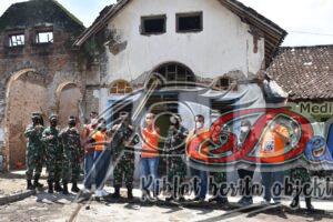 Pemlesteran Secara Simbolis Tandai Renovasi Asrama Kodim Sragen