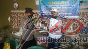 Sekdes Tlagah Pimpin Langsung Penyaluran BLT-DD dan Terima Bantuan ALKES Dari Polsek Banyuates