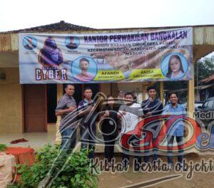 Liputan Cyber Resmikan Kantor Kabiro Di  Rabasan Bangkalan