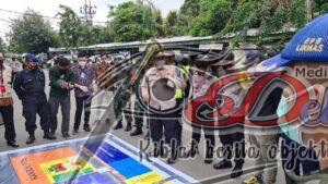 Pastikan Kota Surabaya Aman dan Sehat, Polrestabes Surabaya Giat Simulasi Pam Nataru