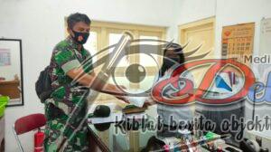 Sersan Mayor Yudhi Sambangi Wilyah Binaan Sambil Terapkan PPKM