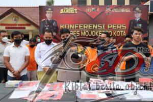 Polresta Mojokerto Bongkar Penipuan dan Penggelapan di Mega Finance Hingga 1,2 M