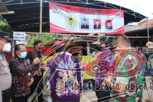 Pastikan Pilkades Lancar, Kapolres bersama Forkopimda Tinjau TPS