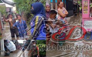 Hujan Guyur Kota Pasuruan, Pilar Sosial Pantau Progres Volume Banjir